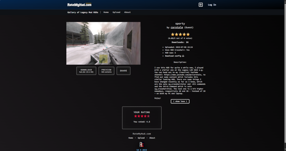 RateMyHud Screenshot #2